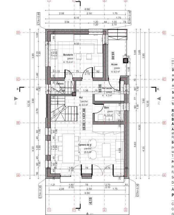 Casa individuala Narciselor 4 camere si teren 440 mp