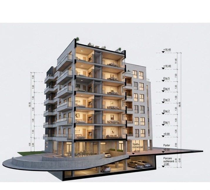 Teren de vanzare 1260 mp , pentru bloc cu HCL zona Marasti