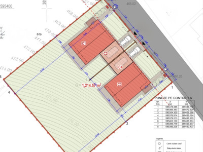 Teren intravilan 1214mp în Chinteni – zonă centrală, strada Ion Creanga!