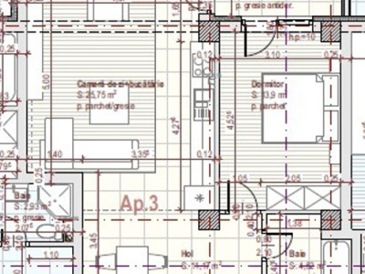NOU! Apartament cu 2 camere 55mp etaj 1 semifinisat zona Terra 