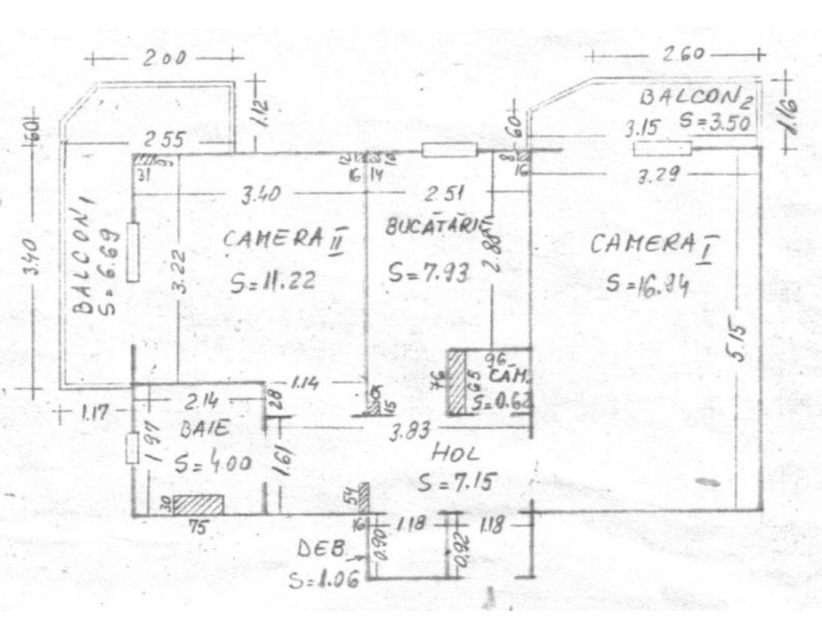Apartament cu 2 camere decomandate langa benzinaria OMW/Aurel Vlaicu