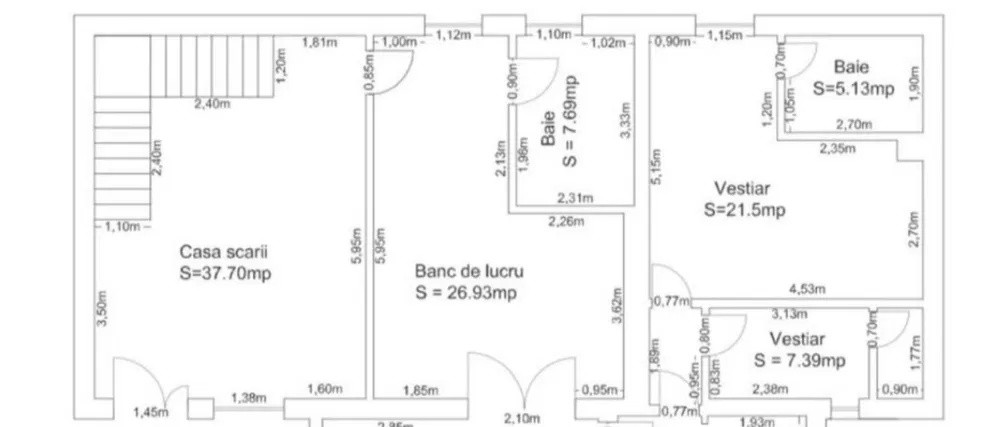 Cladire 200 mp, zona Baciu