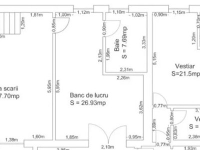 Cladire 200 mp, zona Baciu