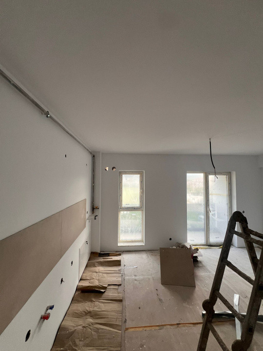 Apartament finisat cu 2 camere, 45,3 mp, balcon, zona Tineretului