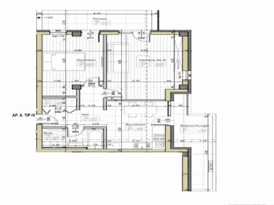 Apartament 2 camere, bucatarie separata, TVA inclus