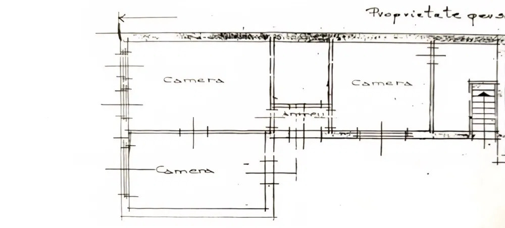 Vilă de închiriat, 3 încăperi, 70 mp, curte, zona Parcul Cetățuia