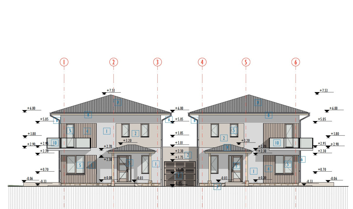 Duplex nou cu garaj – Chinteni, zona Profi