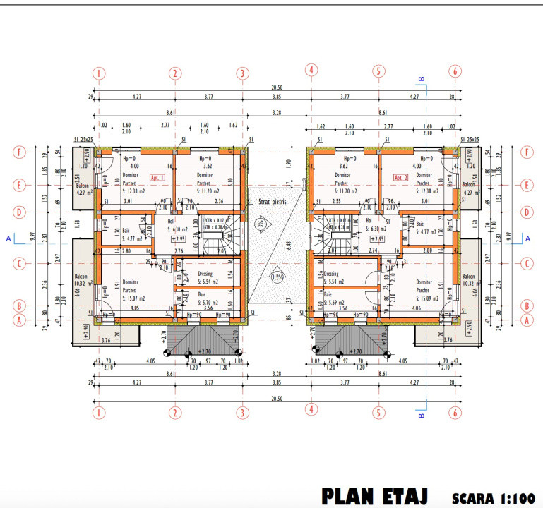 Duplex nou cu garaj – Chinteni, zona Profi