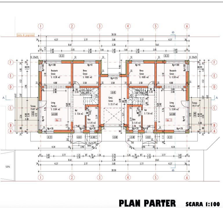Duplex nou cu garaj – Chinteni, zona Profi