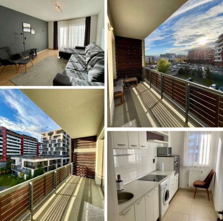 Apartament cu 1 camera,43mp,terasă,petfriendly, Zona Buna Ziua