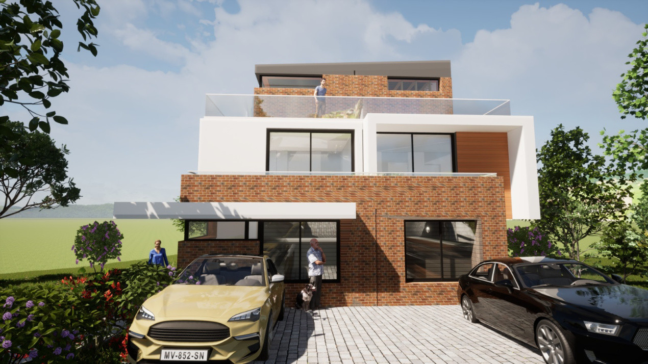 Duplex, 5 camere, 170mp utili, 47mp terasa, Voronet