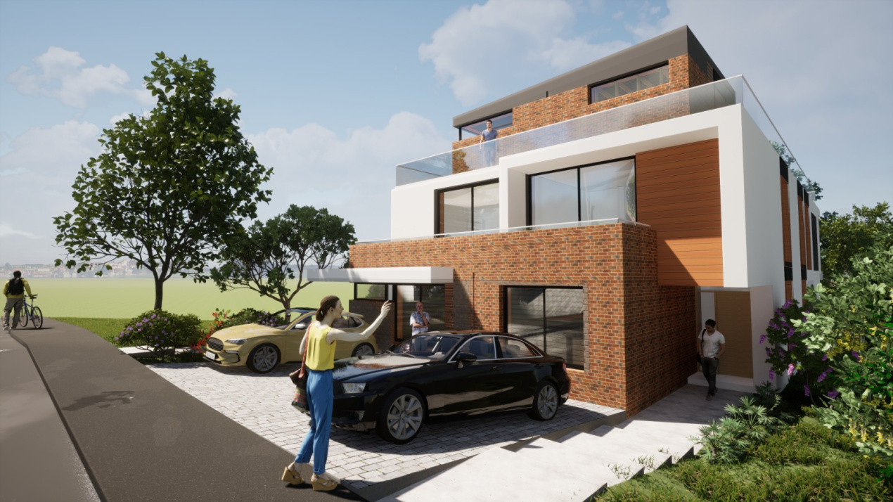 Duplex, 5 camere, 170mp utili, 47mp terasa, Voronet