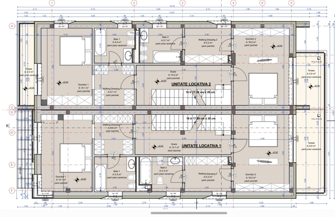 Duplex, 5 camere, 170mp utili, 47mp terasa, Voronet