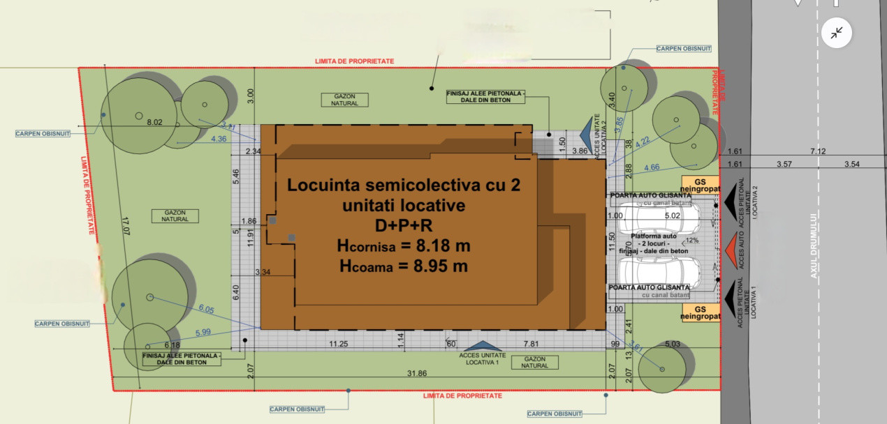 Duplex, 5 camere, 170mp utili, 47mp terasa, Voronet