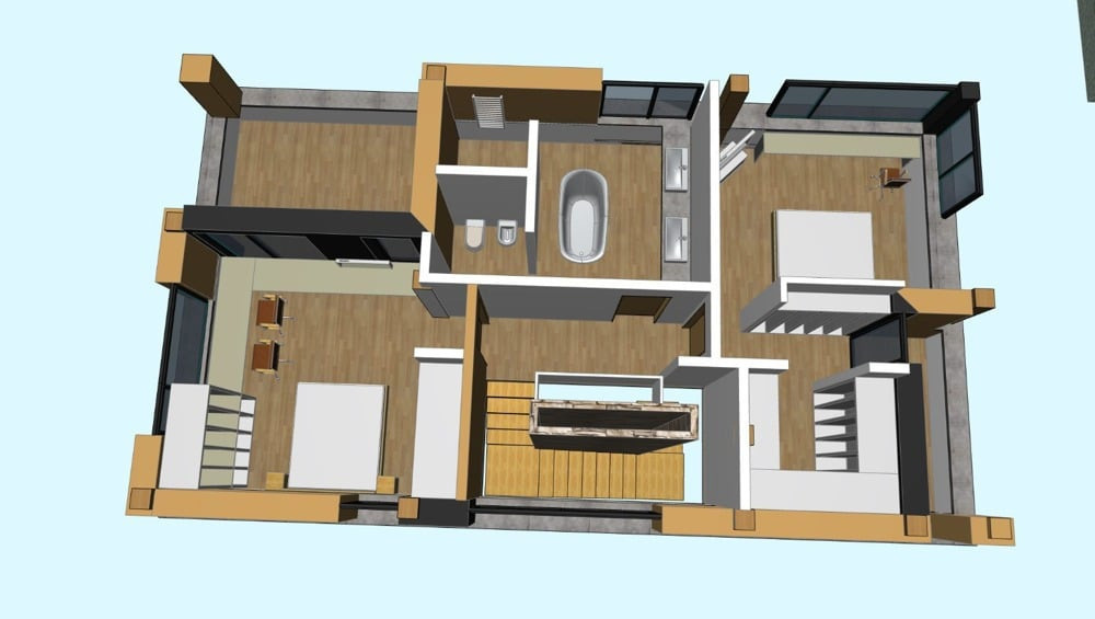 Casa individuala Chinteni Lac 750mp teren 145mp utili plus Cabana 