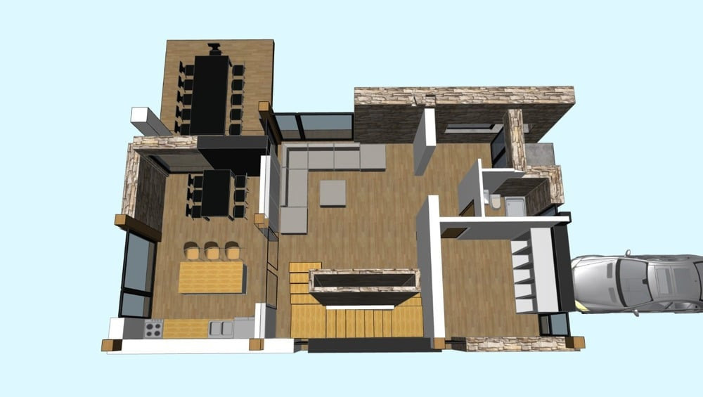 Casa individuala Chinteni Lac 750mp teren 145mp utili plus Cabana 