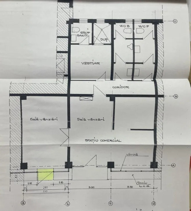 Spatiu comercial de inchiriat, 100mp, Marasti, Cluj Napoca 