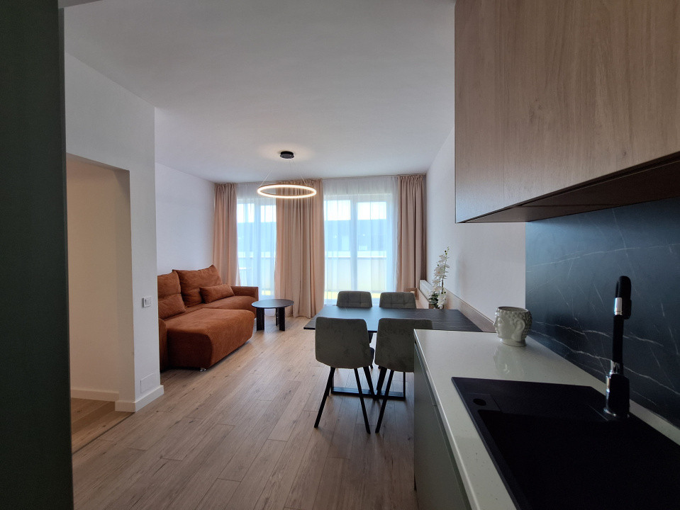 Apartament cu 2 camere, 41 mp, terasa, zona Terra