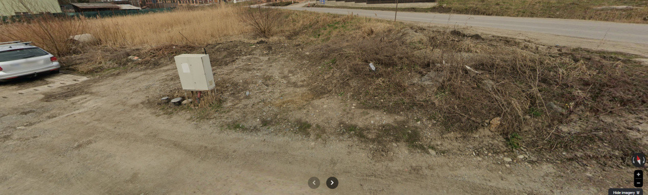 Teren la intrare in Chinteni 1.100mp parcela pe colt pentru Duplex 