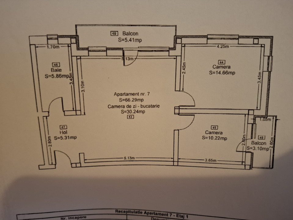 Apartament 3 camere,66mp/ Etaj intermediar/Subcetate/zona Parc Poligon