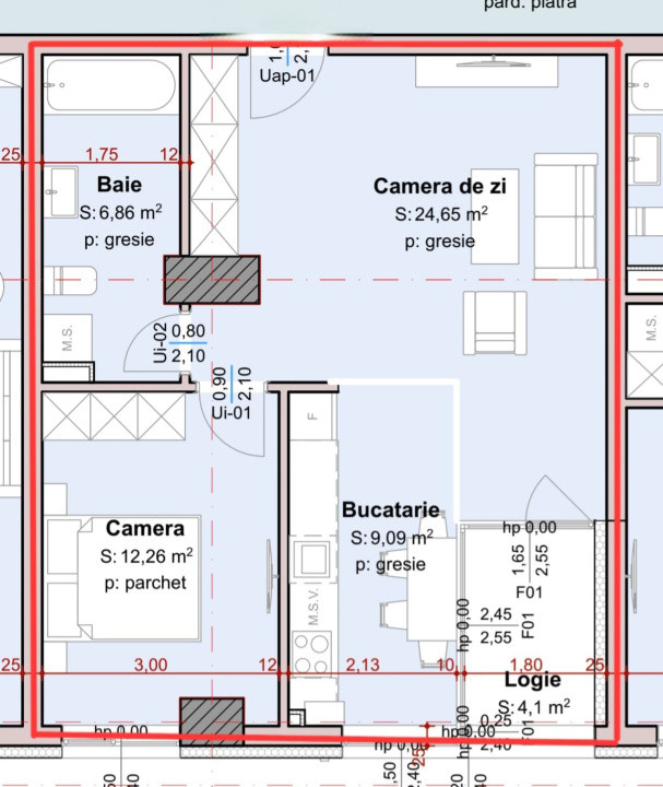 Apartament 2 camere, 52,9mp, PROIECT NOU, Metro/BMW