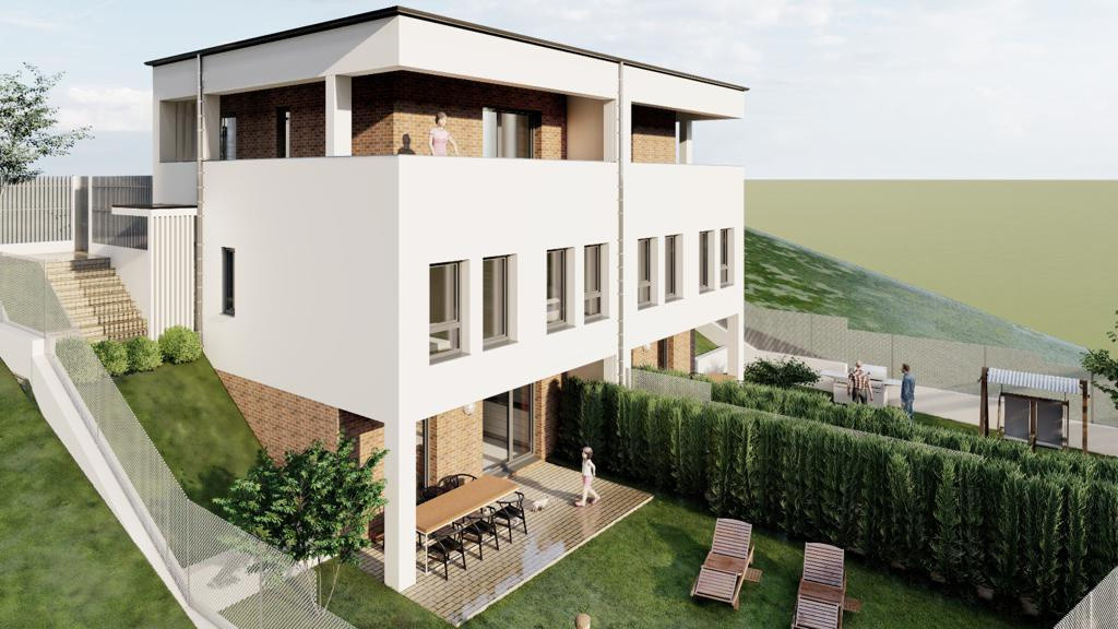 Casa tip Duplex panoramic, 4 camere, 110 mp, teren 225 mp,zona Fagului