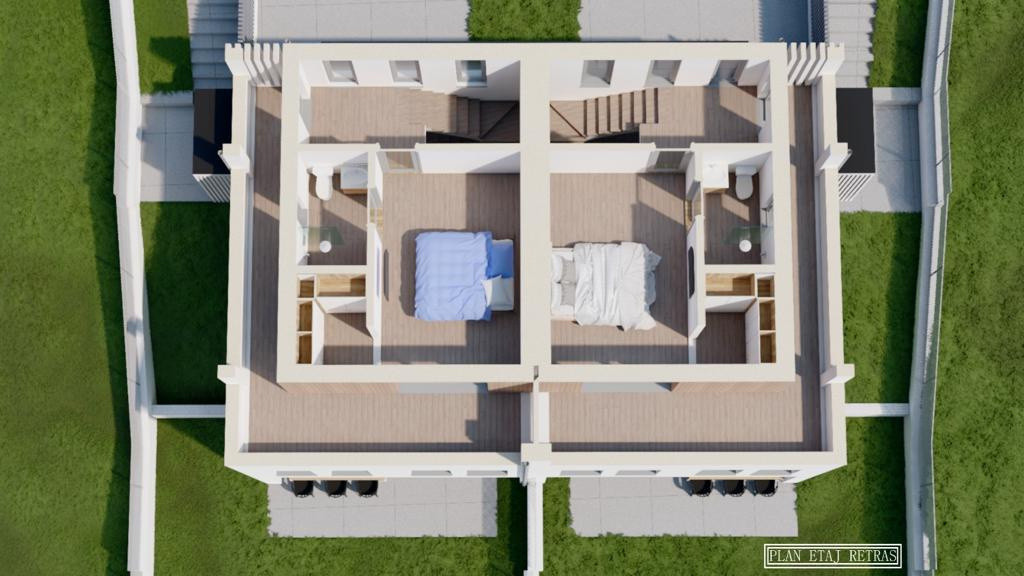 Casa tip Duplex panoramic, 4 camere, 110 mp, teren 225 mp,zona Fagului