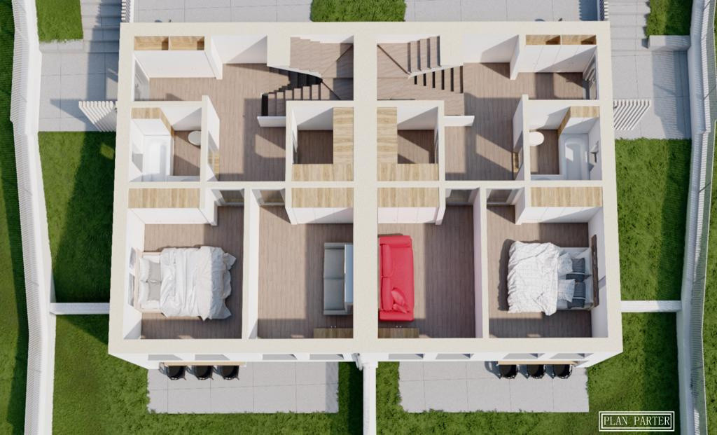 Casa tip Duplex panoramic, 4 camere, 110 mp, teren 225 mp,zona Fagului
