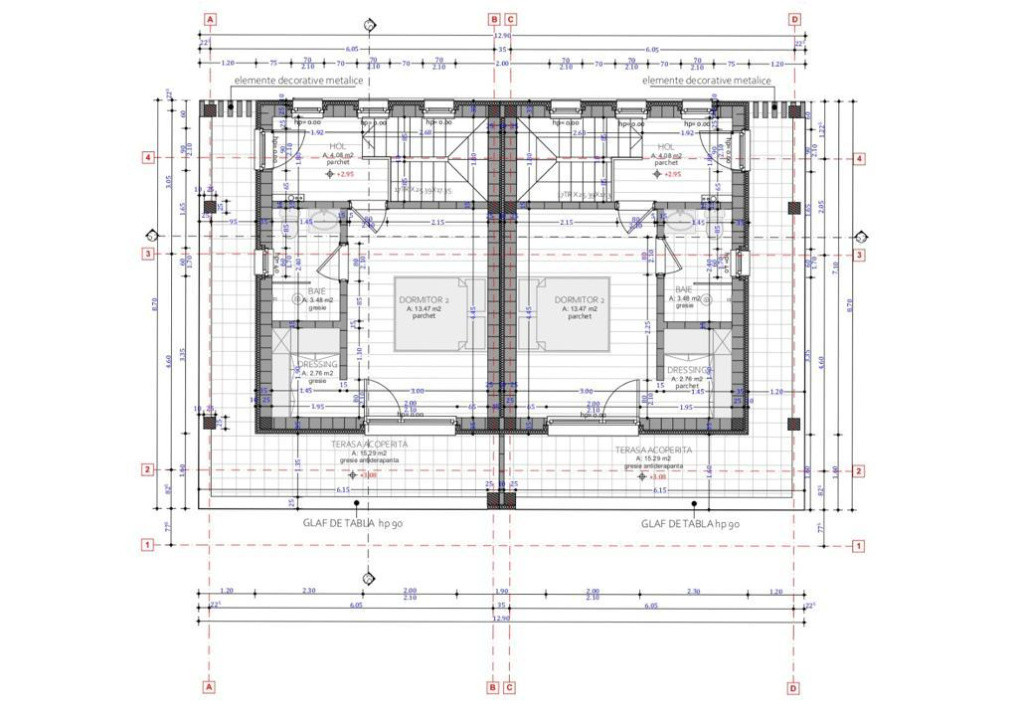 Casa tip Duplex panoramic, 4 camere, 110 mp, teren 225 mp,zona Fagului
