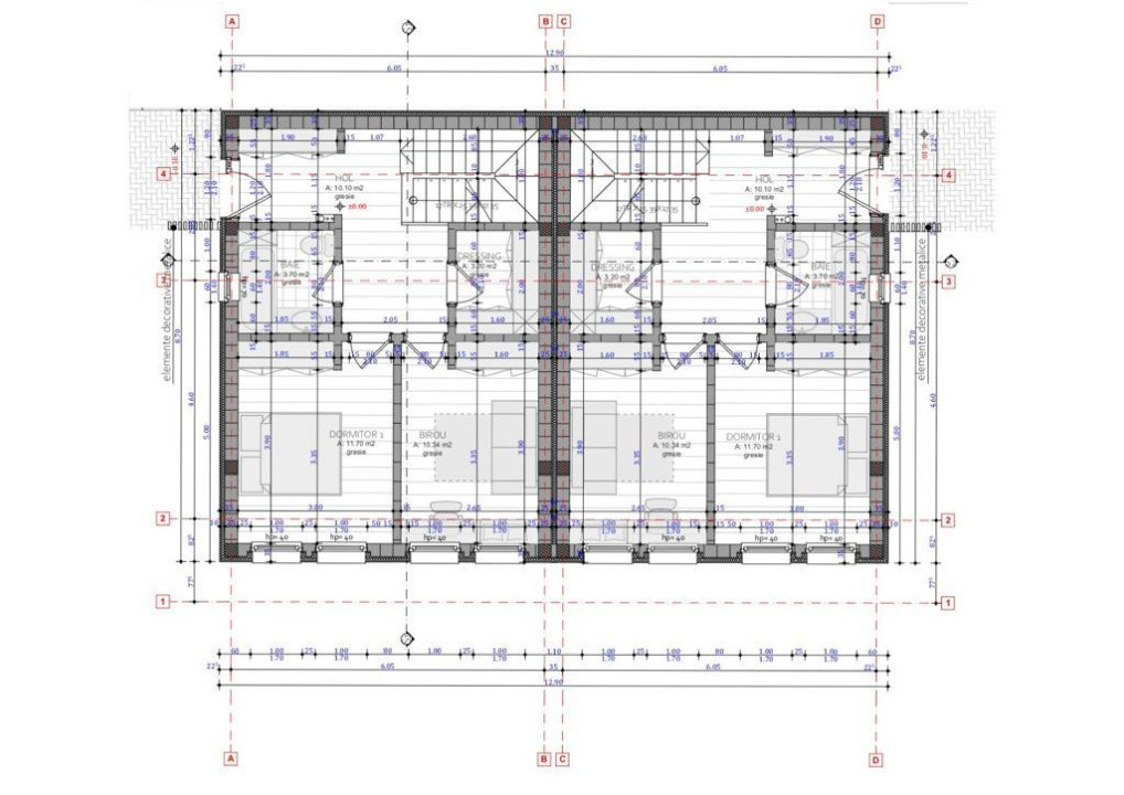 Casa tip Duplex panoramic, 4 camere, 110 mp, teren 225 mp,zona Fagului
