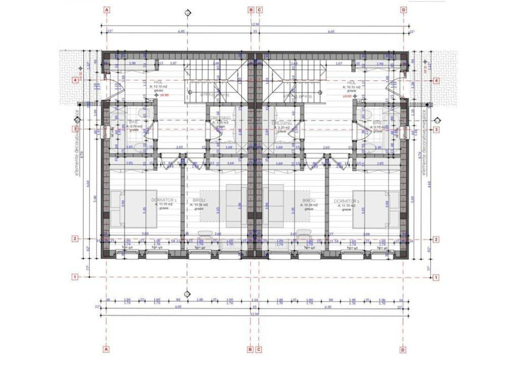 Casa tip Duplex panoramic, 4 camere, 110 mp, teren 225 mp,zona Fagului