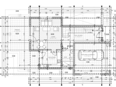Casa individuală , semifinisata, 4 camere , 3 bai ,150 mp, teren 700 , Chinteni 