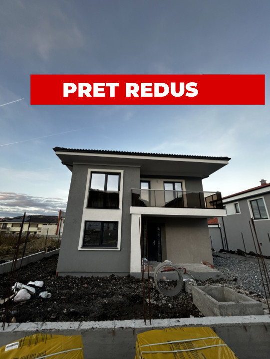 Reducere Black Friday! Casa individuala in Chinteni 120mp utili 500mp teren