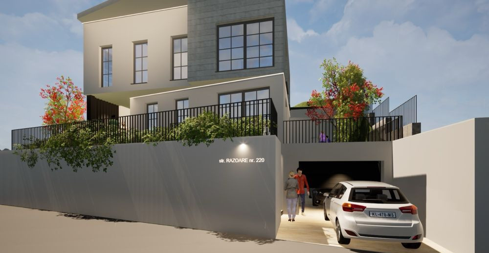 Casa individuala, 135mp, teren 250mp, garaj, terasa 35mp, Vivo