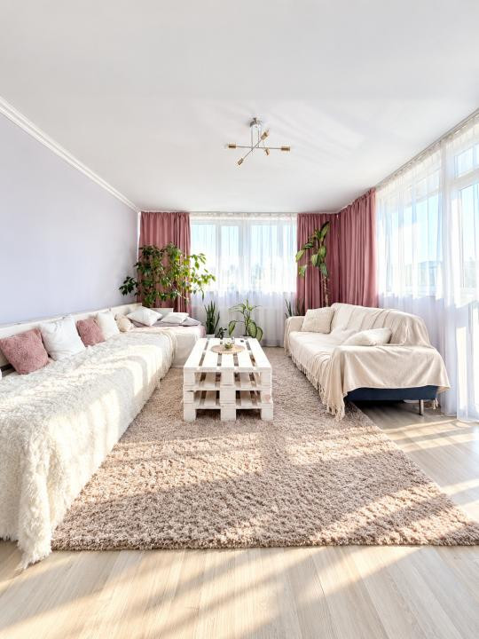 Apartament spațios de 69 mp,2 balcoane, parcare