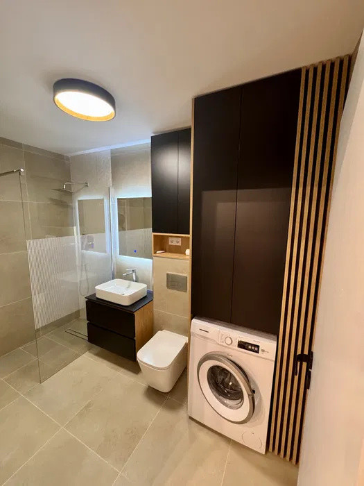 Apartament cu 2 camere, 60 mp, parcare subterana , 2 balcoane , Aer Conditionat