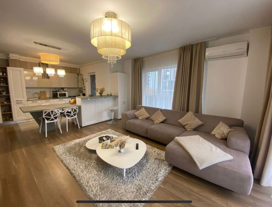 Apartament 3 camere, 2 băi, la cheie, parcare subterană, cartier Bună Ziua