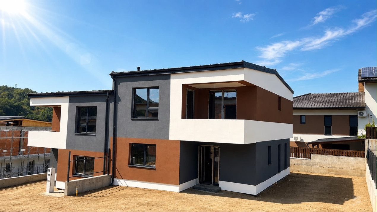 Ansamblu rezidential privat cu 16 Case tip Duplex zona Vivo 