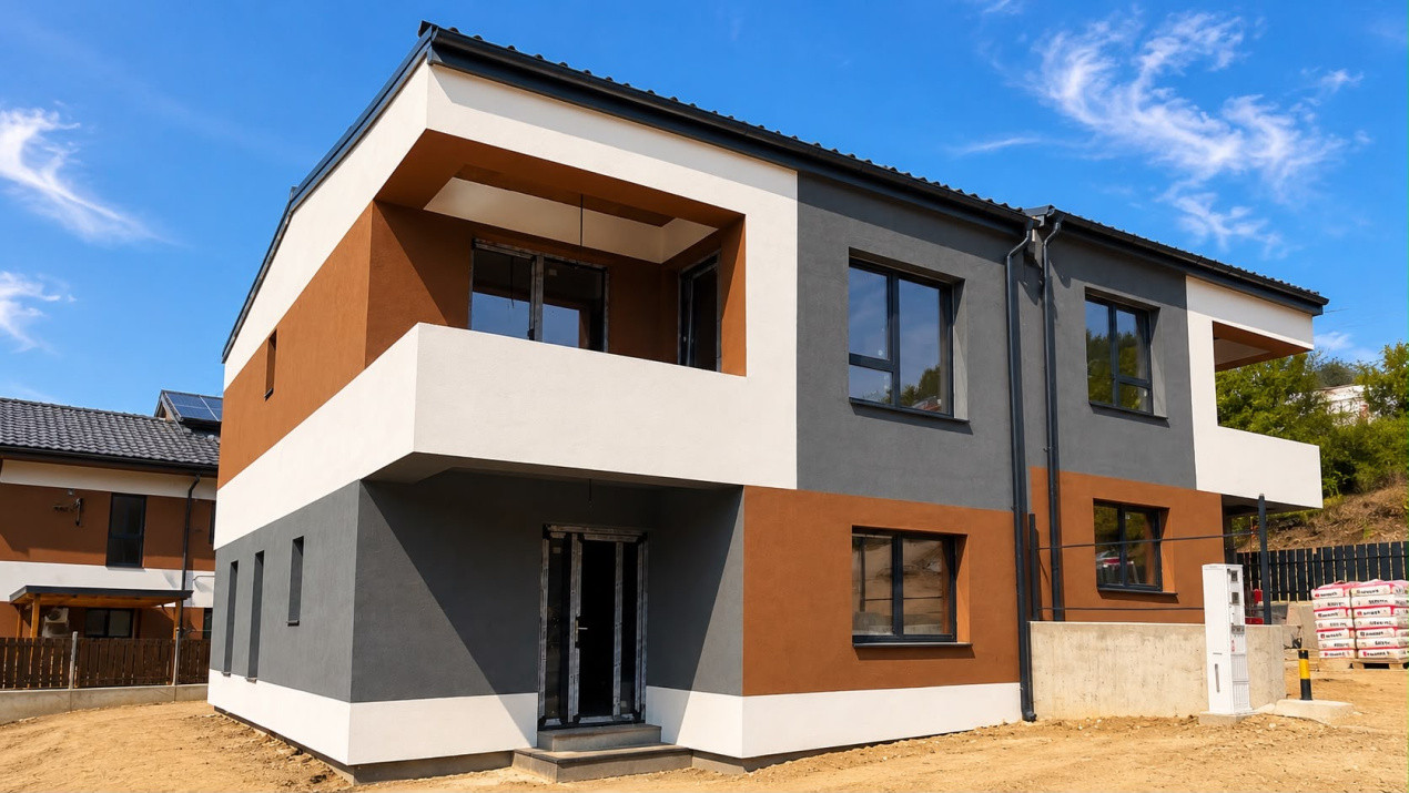 Ansamblu rezidential privat cu 16 Case tip Duplex zona Vivo 