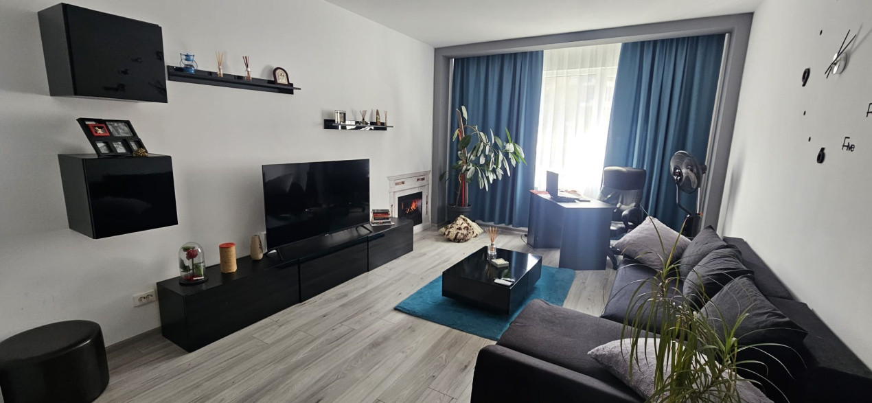 Apartament de 3 camere, 54.81 mp utili, mobilat/utilat, Roata Faget