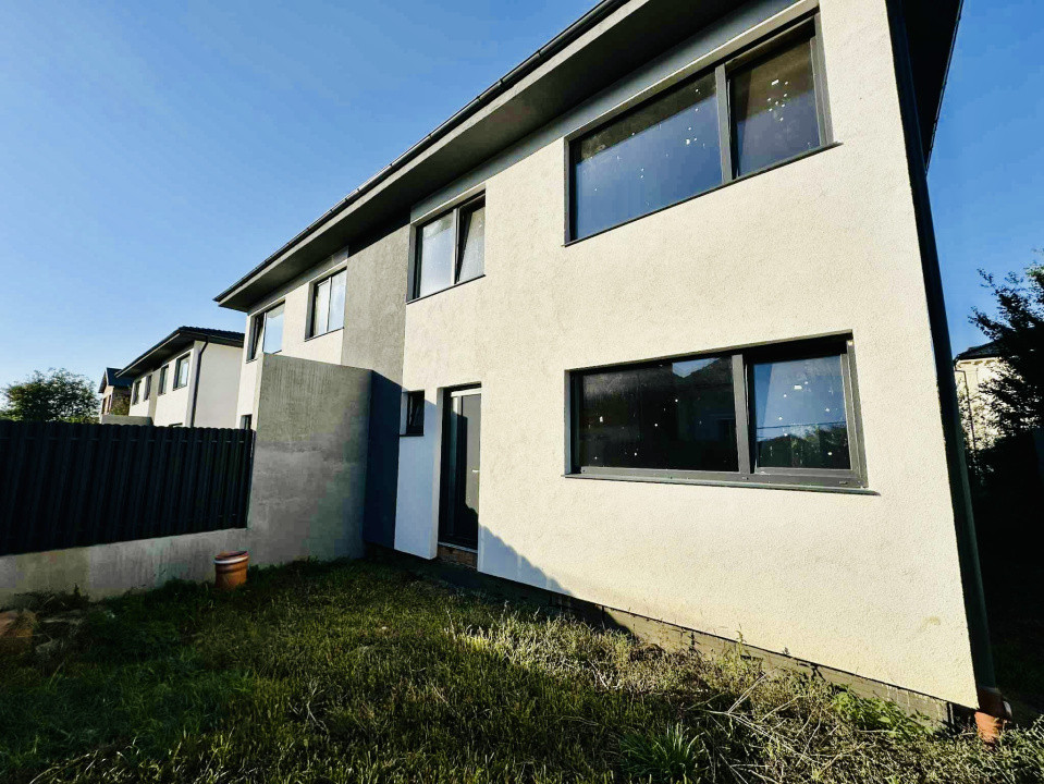 Casa moderna tip duplex,140 mp utili,zona centrala Gilau,tva inclus 