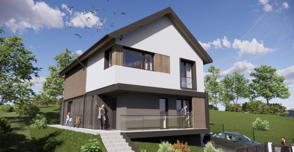 Casa Individuala in Chinteni 700mp teren zona str Crangului 