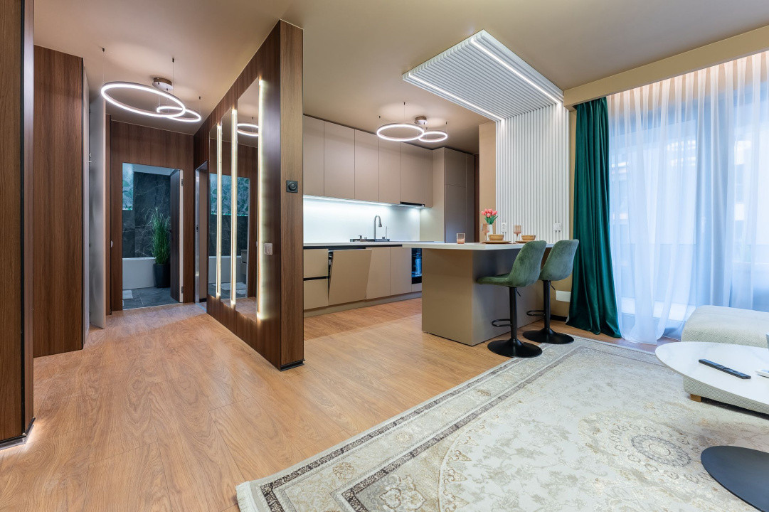 Apartament cu 2 camere,ultrafinisat,parcare subterana,zona Iulius Mall