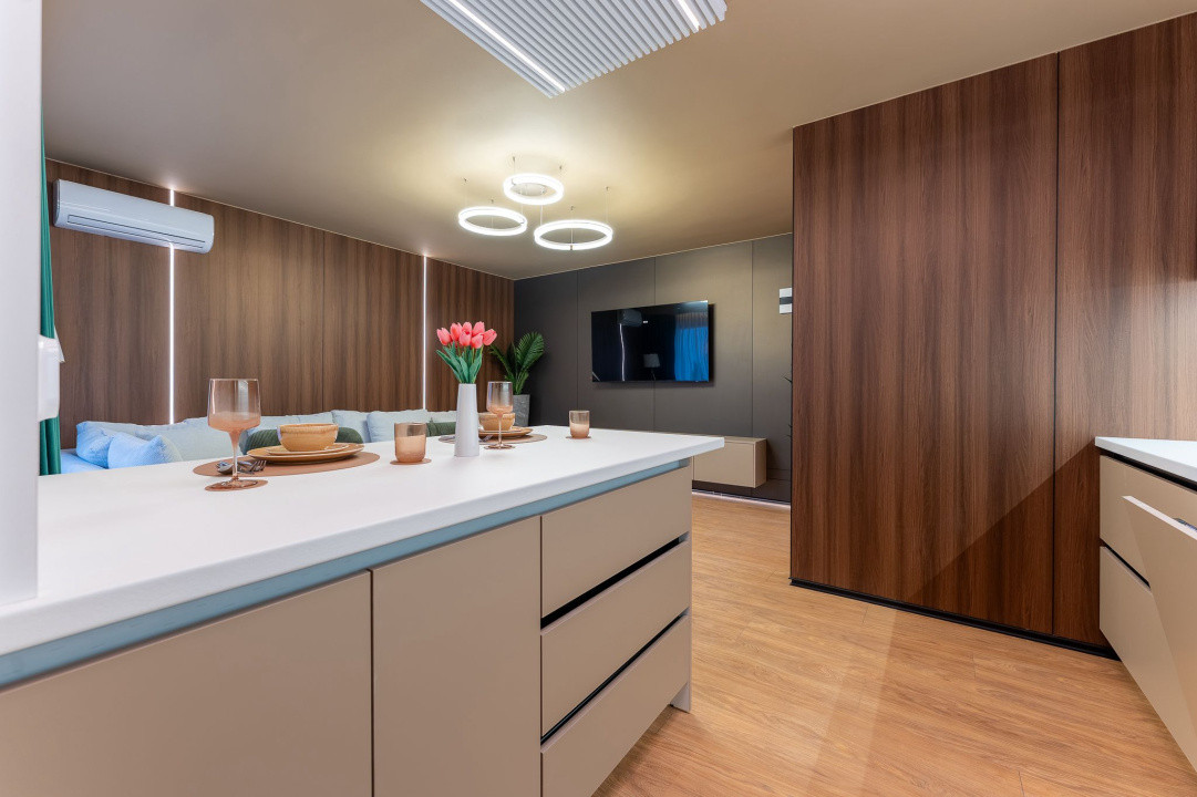 Apartament cu 2 camere,ultrafinisat,parcare subterana,zona Iulius Mall