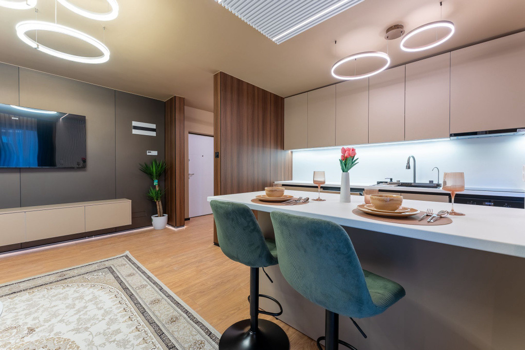 Apartament cu 2 camere,ultrafinisat,parcare subterana,zona Iulius Mall