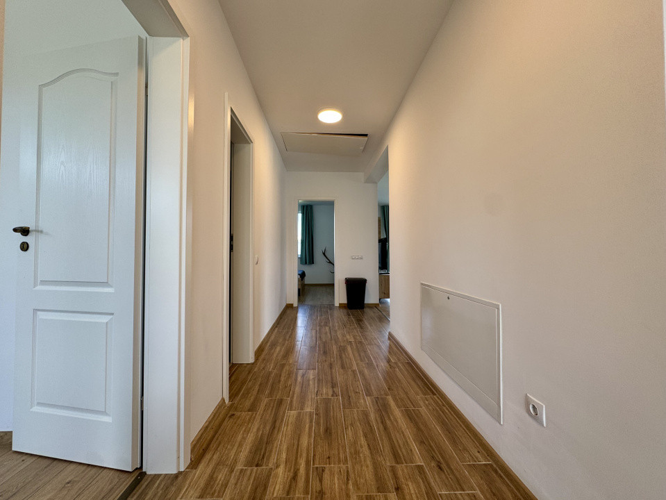Casa individuala pe un singur nivel, 100 mp utili, 500 mp teren, Corușu