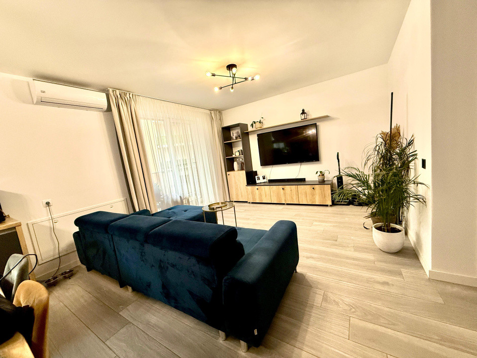 Apartament 3 camere, 77mp mobilat,utilat, garaj, boxă, 2 băi, etaj 2/4