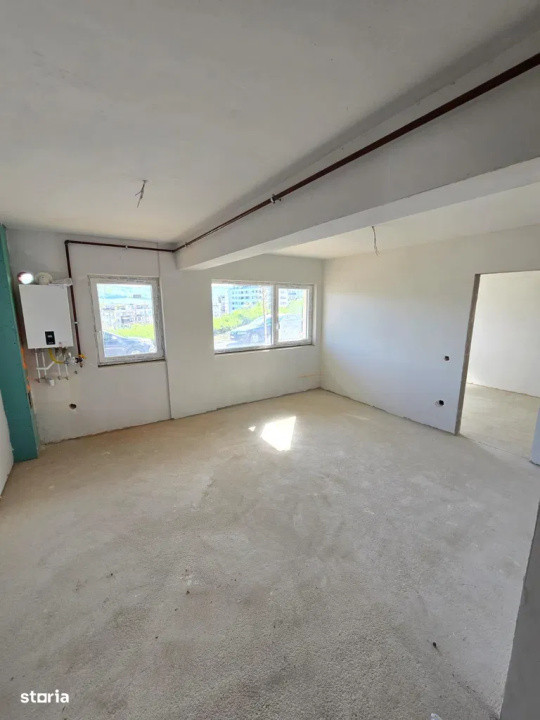 Apartament cu 3 camere, 55 mp, semifinisat, bloc nou 2024, zona Petrom