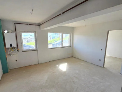 Apartament cu 3 camere, 55 mp, semifinisat, bloc nou 2024, zona Petrom