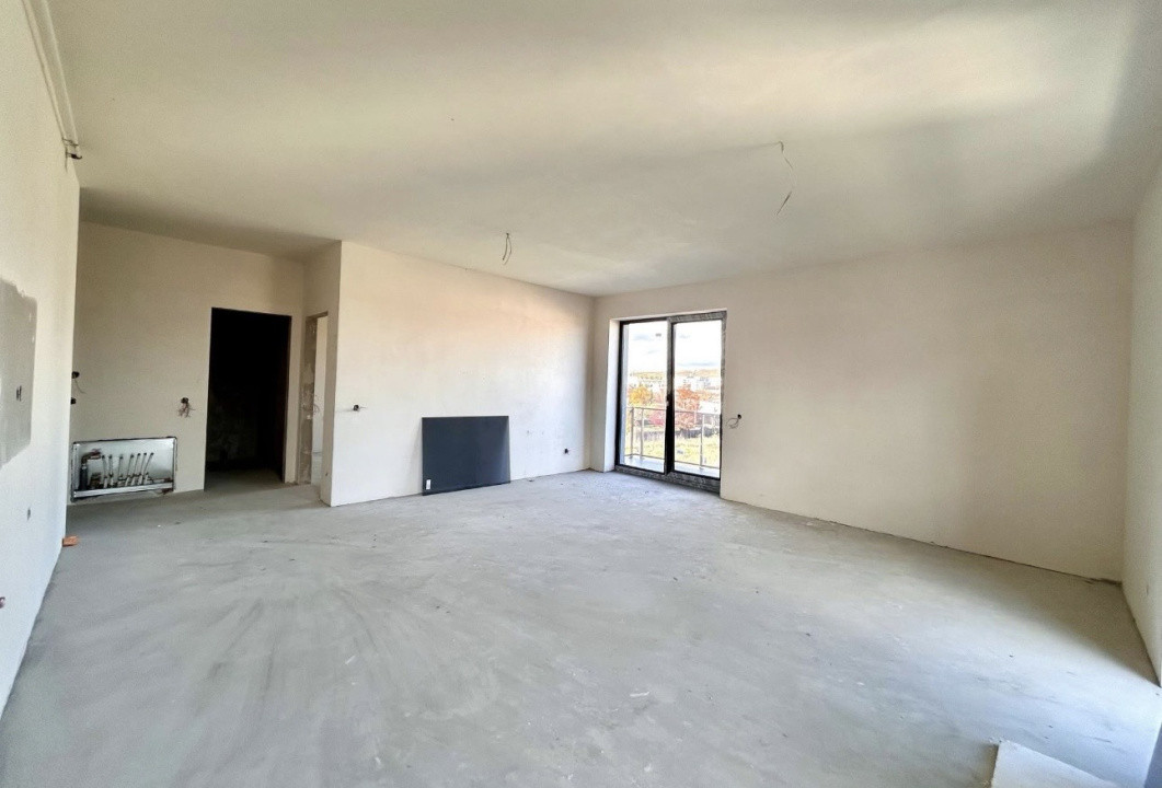 Apartament 3 camere semifinisat, etaj intermediar